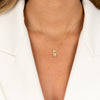  Pavé & Mother Of Pearl Kids Necklace - Adina Eden's Jewels