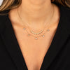  Diamond Multi Heart Necklace 14K - Adina Eden's Jewels