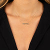 Solid Bubble Mama Necklace 14K - Adina Eden's Jewels
