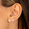  Tiny CZ Double Marquise Stud Earring - Adina Eden's Jewels
