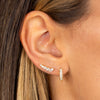  CZ Multi Marquise Huggie Earring - Adina Eden's Jewels