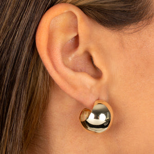  Solid Super Wide Hoop Earring - Adina Eden's Jewels
