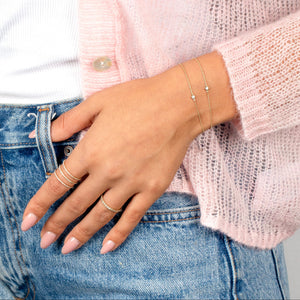 Diamond Micropavé Eternity Band 14K