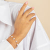  Multi Pearl Beaded Chain Bracelet - Adina Eden's Jewels