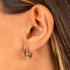  Chunky Octagon Open Hoop Earring 14K - Adina Eden's Jewels