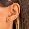  Petite Trio Cluster Bead Stud Earring 14K - Adina Eden's Jewels