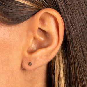  Itty Bitty Star Studs Earring 14K - Adina Eden's Jewels