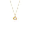 Mother of Pearl Mother Of Pearl Bezel Shell Necklace - Adina Eden's Jewels