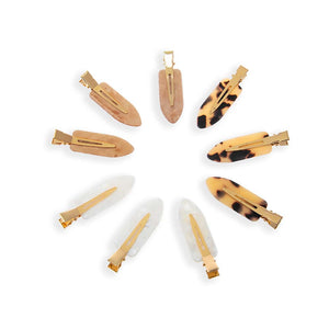 Neutral Tortoise Creaseless Clip Set