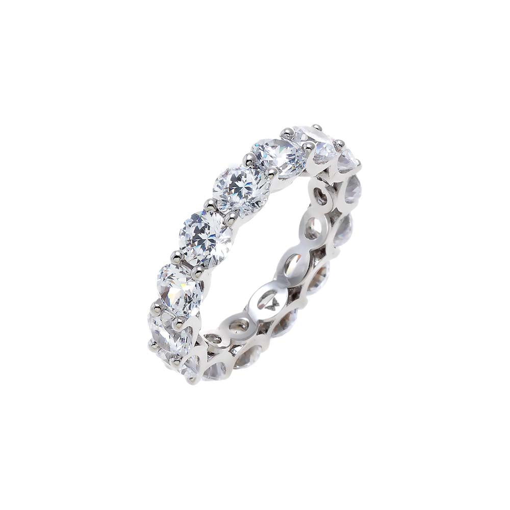Silver / 5 Adina Eden Eden Eternity Band - Adina Eden's Jewels