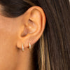  CZ Mini Huggie Earring Combo Set - Adina Eden's Jewels
