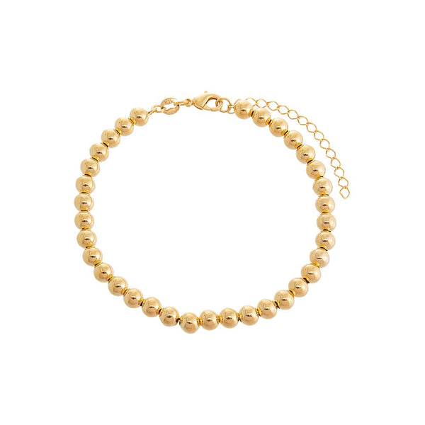 Chunky Beaded Ball Anklet – Adina Eden