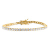 Gold / 3 MM / 6.75" Adina Eden Eden Tennis Bracelet - Adina Eden's Jewels