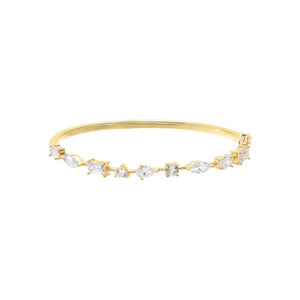 CZ Multi Shape Bangle