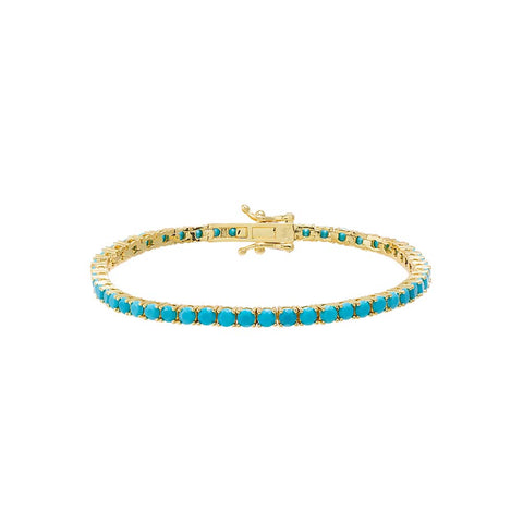 Colored Classic Tennis Bracelet – Adina Eden