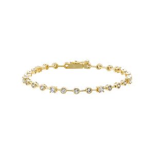 CZ Multi Shape Tennis Bracelet
