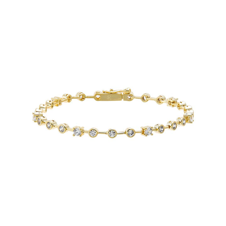 CZ Multi Shape Tennis Bracelet – Adina Eden