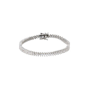 Fancy CZ Marquise Tennis Bracelet