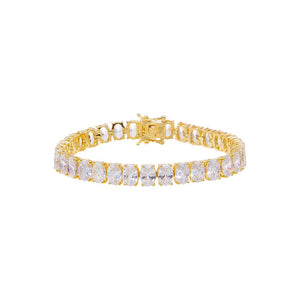 Classic Oval CZ Tennis Bracelet
