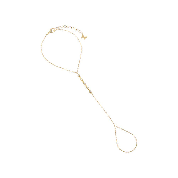 Multi Pear Clustered Hand Chain – Adina Eden