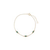 14K Gold Diamond Pave & Turquoise Multi Evil Eye Bracelet 14K - Adina Eden's Jewels