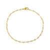 Gold Solid Mariner Chain Anklet - Adina Eden's Jewels