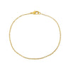 Gold Dainty Cable Chain Anklet - Adina Eden's Jewels