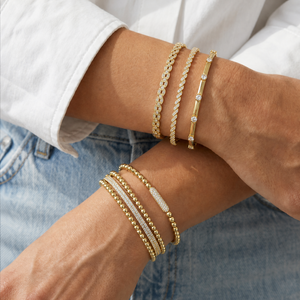 Scattered CZ Bangle