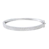 Diamond Pave Five Row Bangle 14K - Adina Eden's Jewels