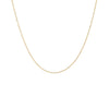14K Gold / 16" Baby Beaded Chain Necklace 14K - Adina Eden's Jewels