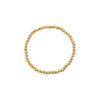 Gold / 4MM Beaded Ball Bracelet - Adina Eden's Jewels