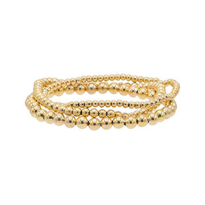  Graduated Multi Beaded Bracelet Combo Set - Adina Eden's Jewels