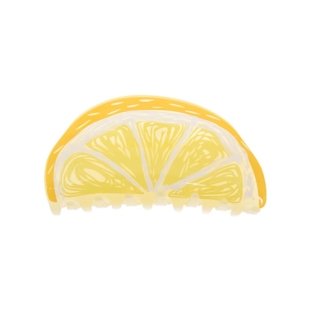 Yellow Lemon Slice Hair Claw Clip - Adina Eden's Jewels