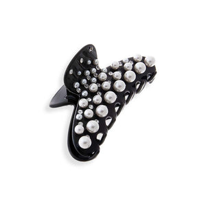 Pearl & Rhinestone Claw Clip - Adina Eden's Jewels