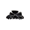 Black Two Tone Bow Tie Hair Claw Clip - Adina Eden's Jewels