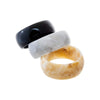 Multi-Color Neutral Marble Resin Bangle Trio Set - Adina Eden's Jewels
