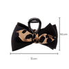 Cheetah Bow Tie Hair Claw Clip - Adina Eden's Jewels