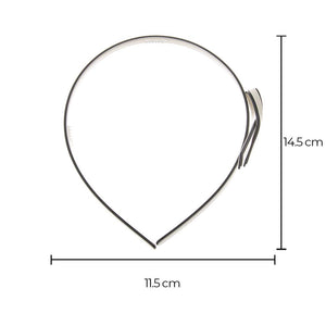 Two Tone Bow Ribbon Headband - Adina Eden's Jewels