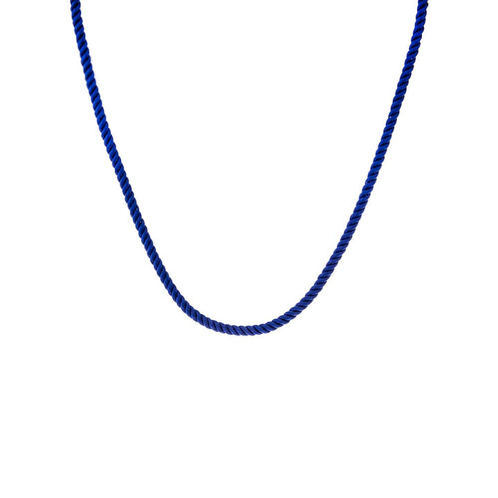 Colored Twisted Cotton Rope Necklace – Adina Eden