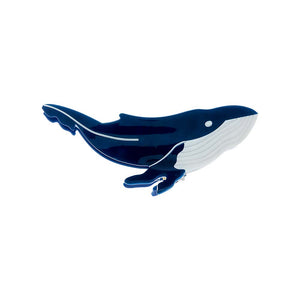 Blue XL Blue Whale Claw Clip - Adina Eden's Jewels