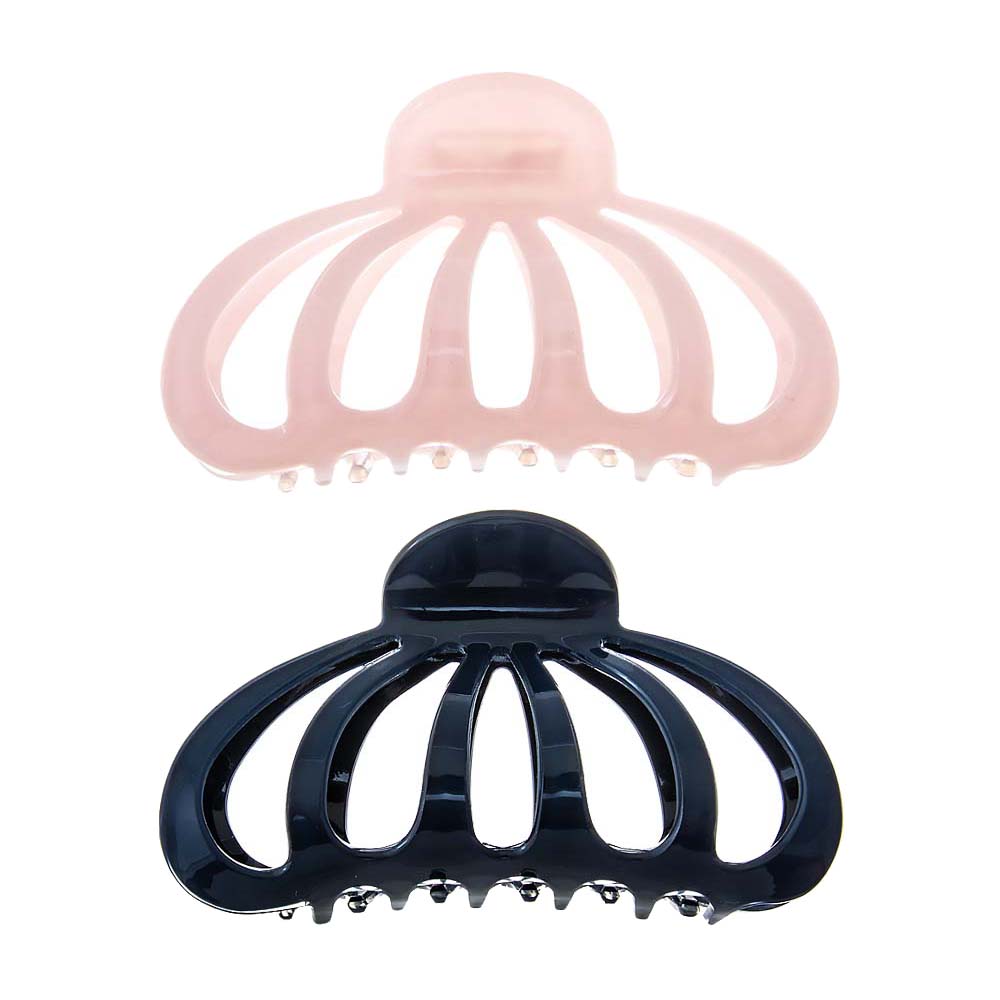 Pink & Navy Pink & Navy Ocotopus Hair Claw Clip Set - Adina Eden's Jewels