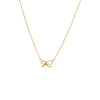14K Gold Bow Tie Pendant Necklace 14K - Adina Eden's Jewels