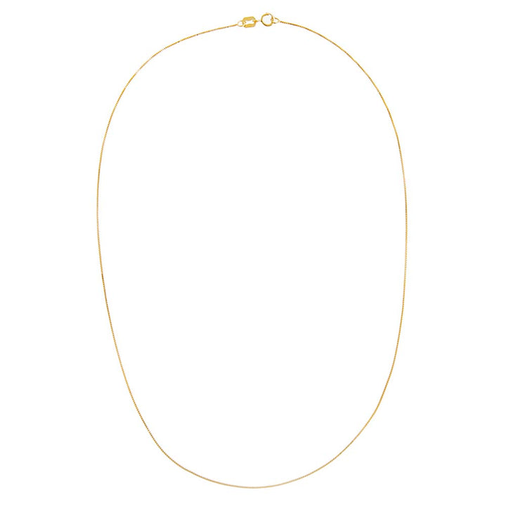  Box Chain Necklace 14K - Adina Eden's Jewels