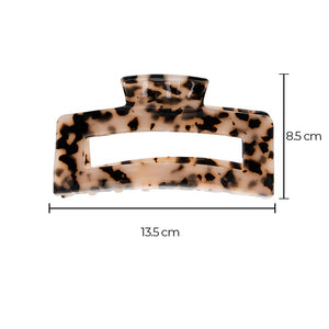 Jumbo Open Rectangle Hair Claw Clip - Adina Eden's Jewels