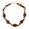 Bandana Wrap Gold Bead Necklace - Adina Eden's Jewels