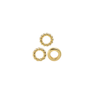 Gold Multi Style Roller Charm Combo - Adina Eden's Jewels