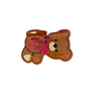 Honey Bear Bow Claw Clip - Adina Eden's Jewels