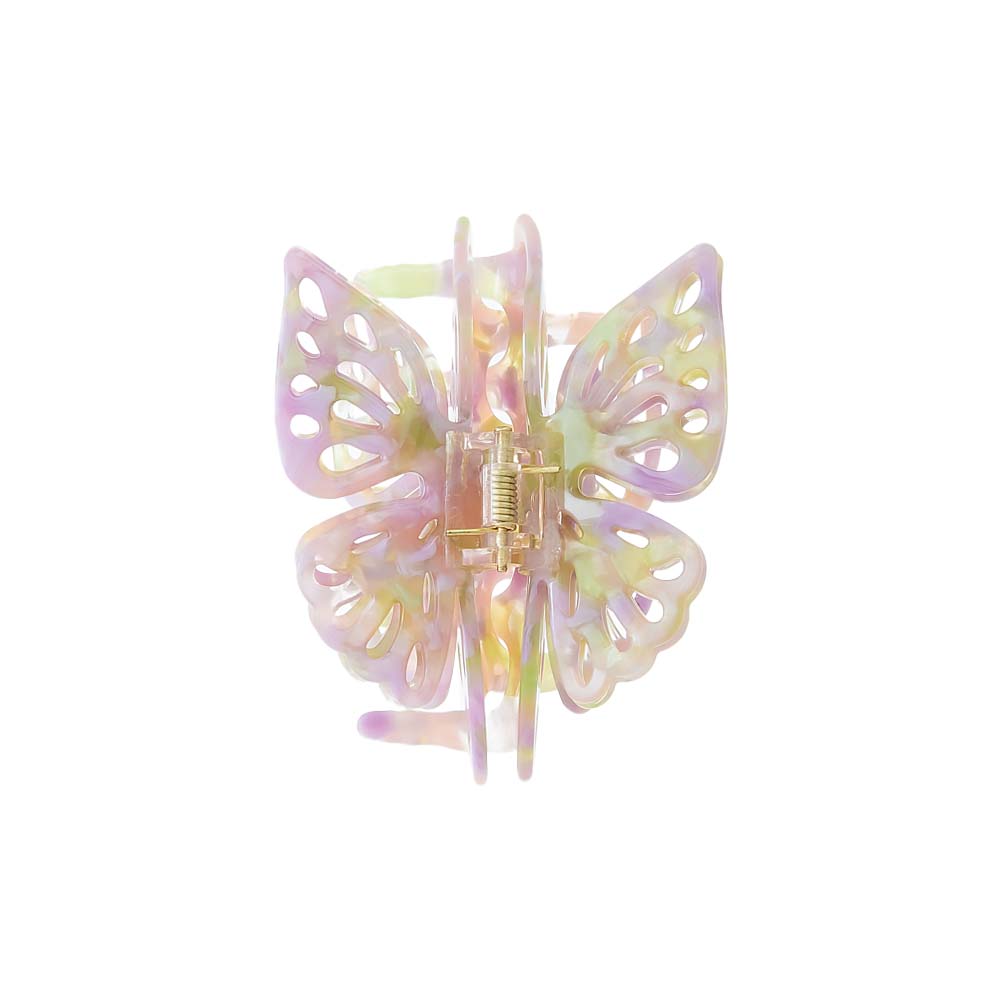 Pastel Pretty In Pink Butterfly Claw Clip - Adina Eden's Jewels