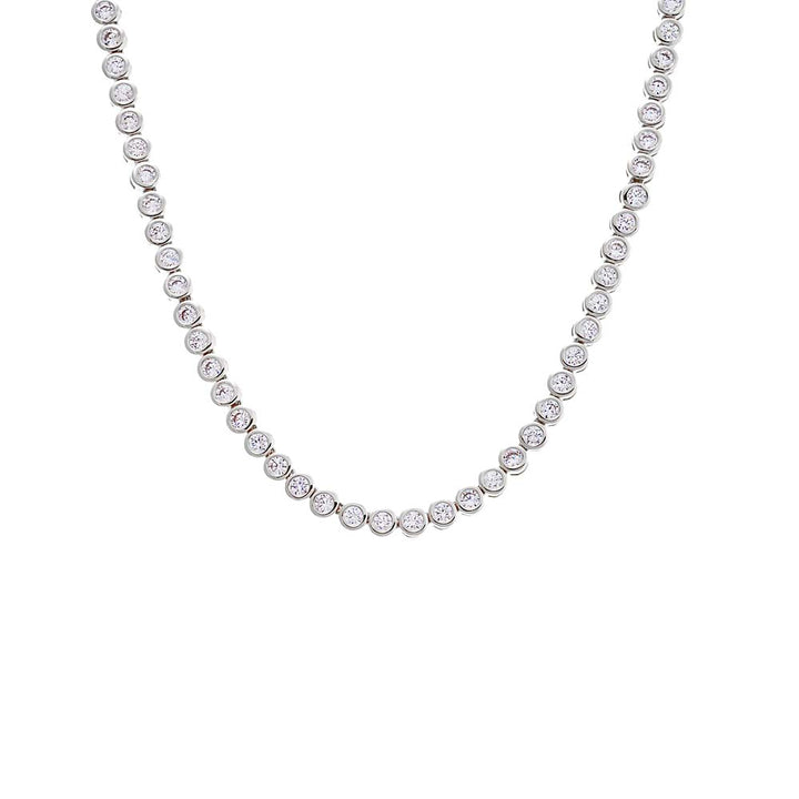 Cz diamond tennis necklace Clearance