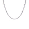 3MM / 16IN / Silver CZ Tennis Necklace - Adina Eden's Jewels